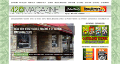 Desktop Screenshot of 420magazine.com